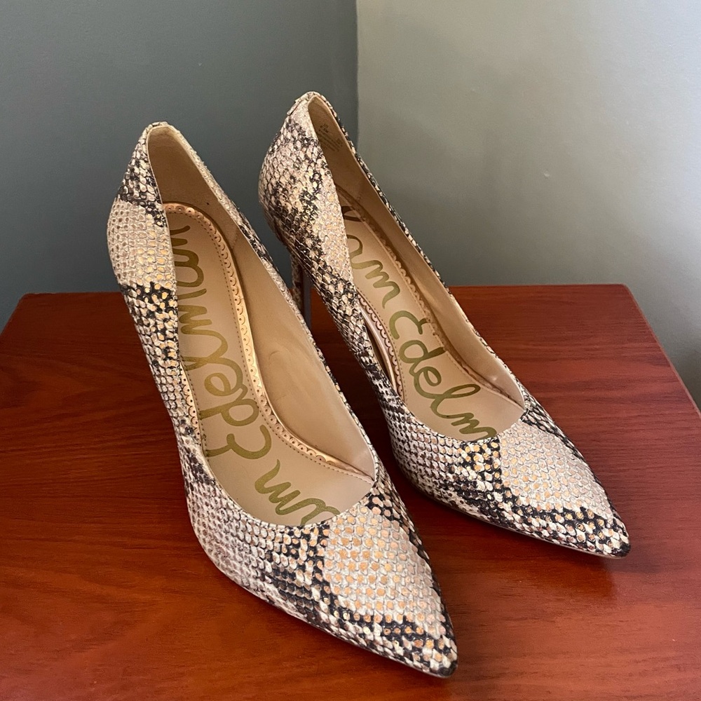 Sam Edelman Women's Snakeskin Pumps